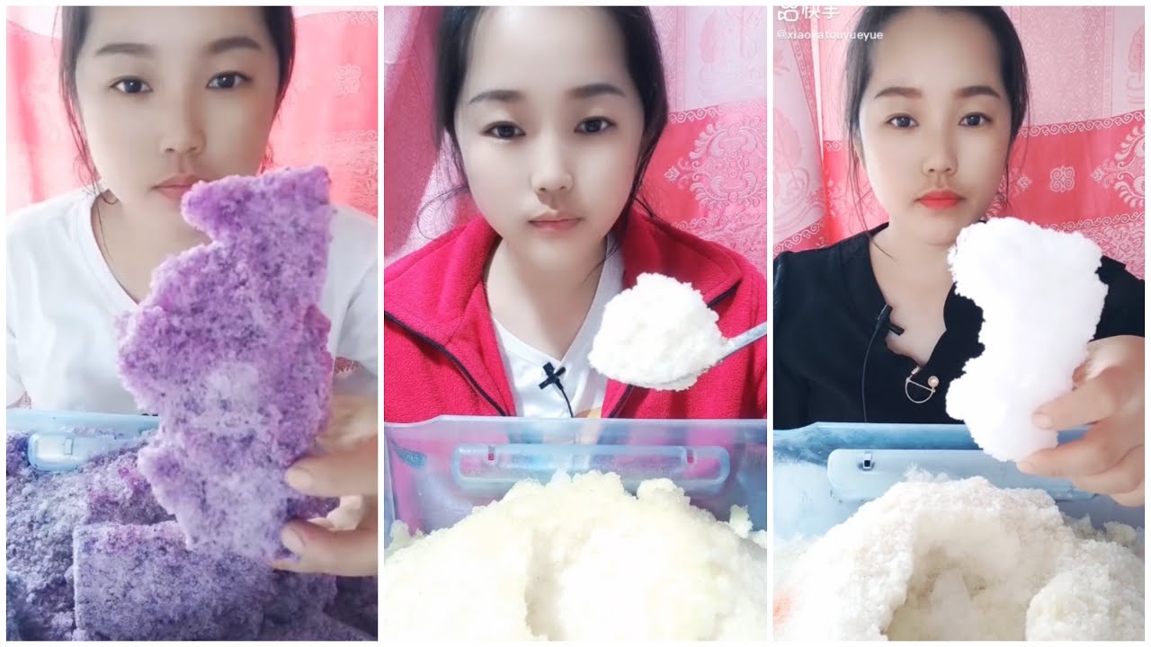 EP.237EATING ICE | FREEZER FROST.asmr iceeating #freezerfrost #iceeating