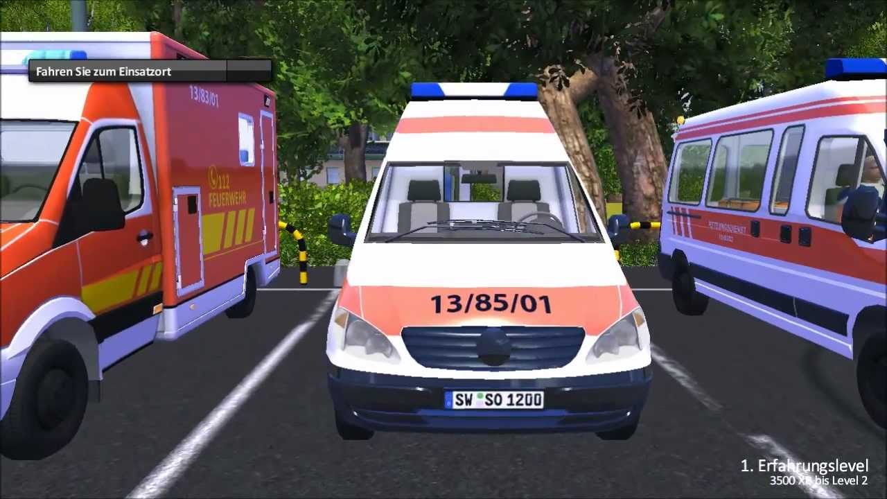 Let's Play Rettungswagensimulator 2012 Part 1 (Deutsch) - Der erste Auftrag
