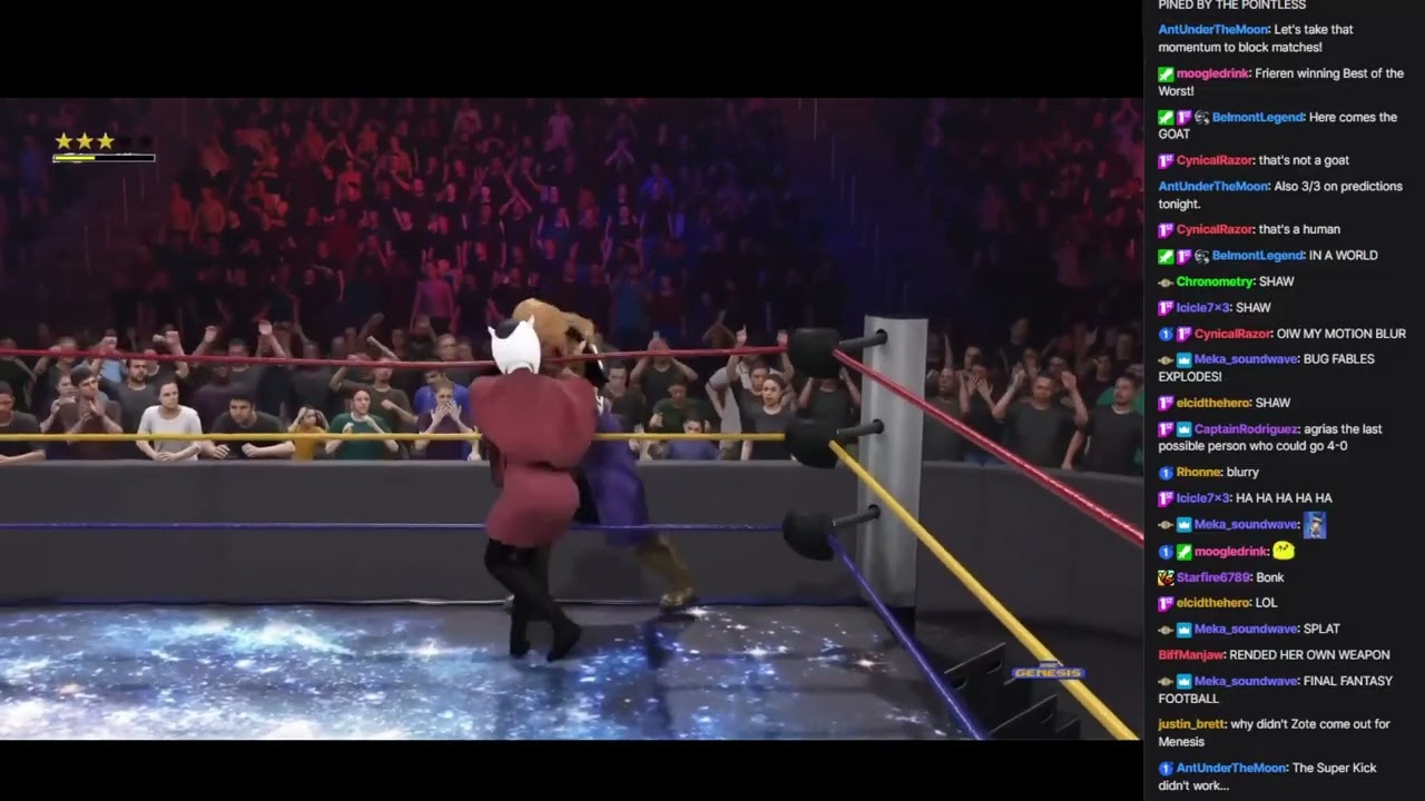 VGCW Genesis Season 11 Episode 8: 05: Extreme Rules FCA Submission Match: Agrias Oaks vs. Hornet