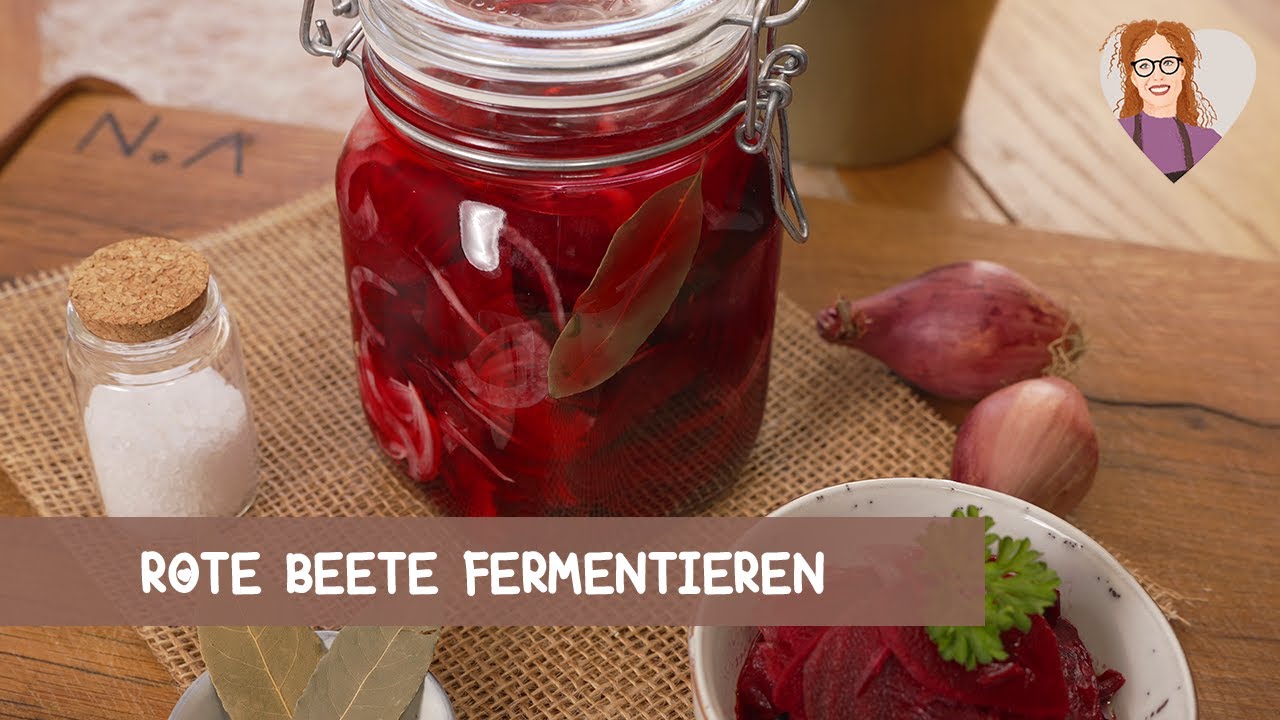 Rote Beete fermentieren: So geht’s und wird super aromatisch! 🌱💪 | vegan basisch