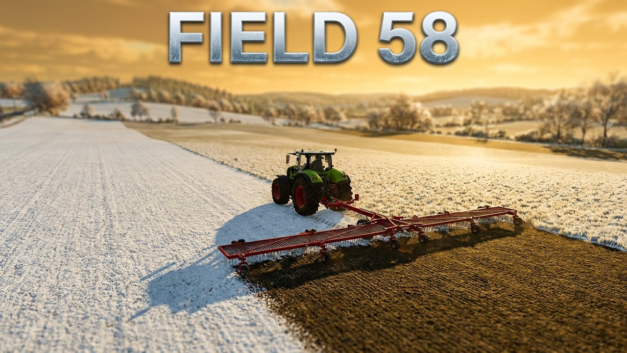FS22 Bloomfield Farm Ep # 198: Raking Weeds Field 58 Winter '26