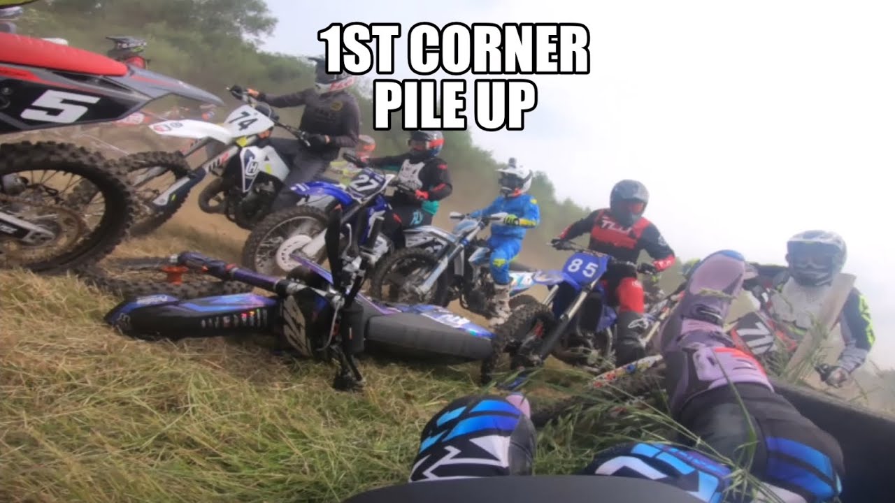 UK EVO MX Championship, Round 4, Modern 2 Stroke class, race 1 Nympsfield mx track (NEW JUMP)