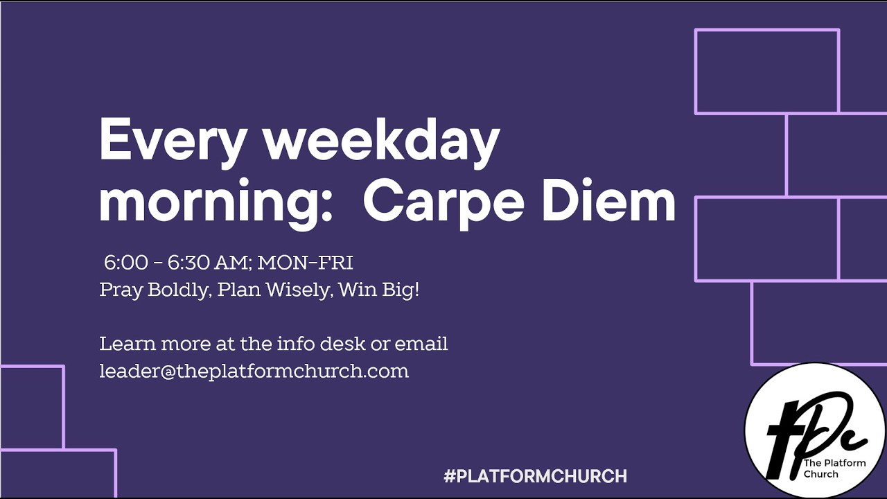 19 FEB Carpe Diem