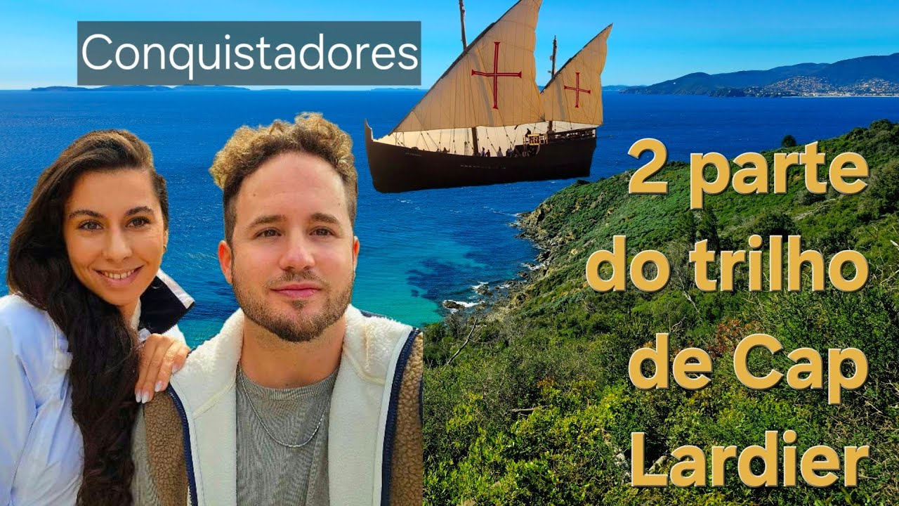 Jovens portugueses pela Côte d'Azur, trilho de Cap Lardier