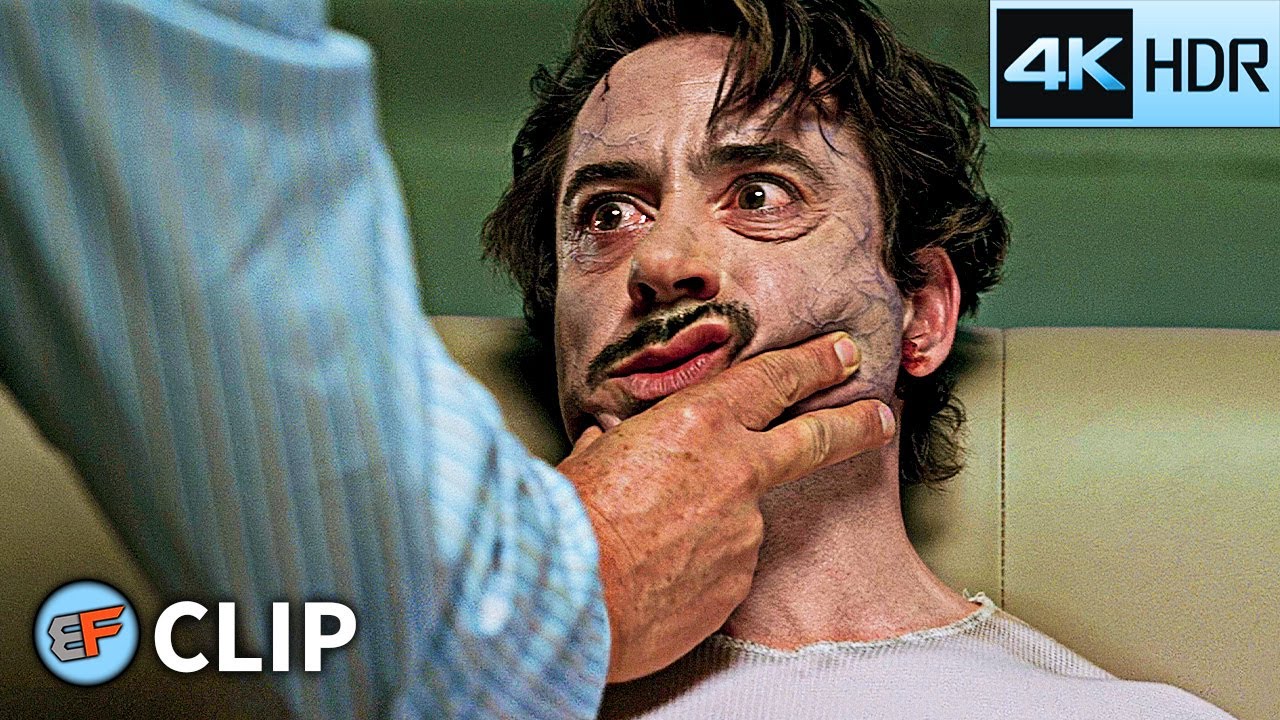 Obadiah Stane Steals Tony Stark's Arc Reactor Scene | Iron Man (2008) 4K HDR Movie Clip