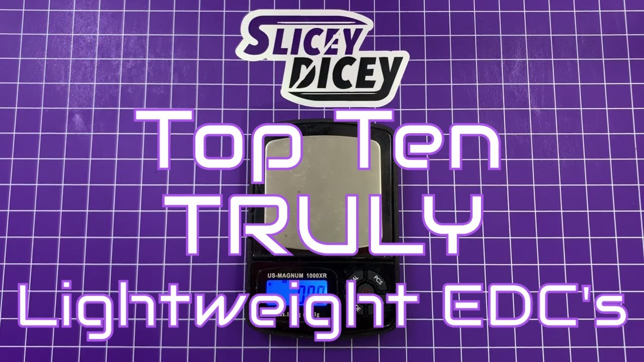Top Ten TRULY Lightweight EDC Knives