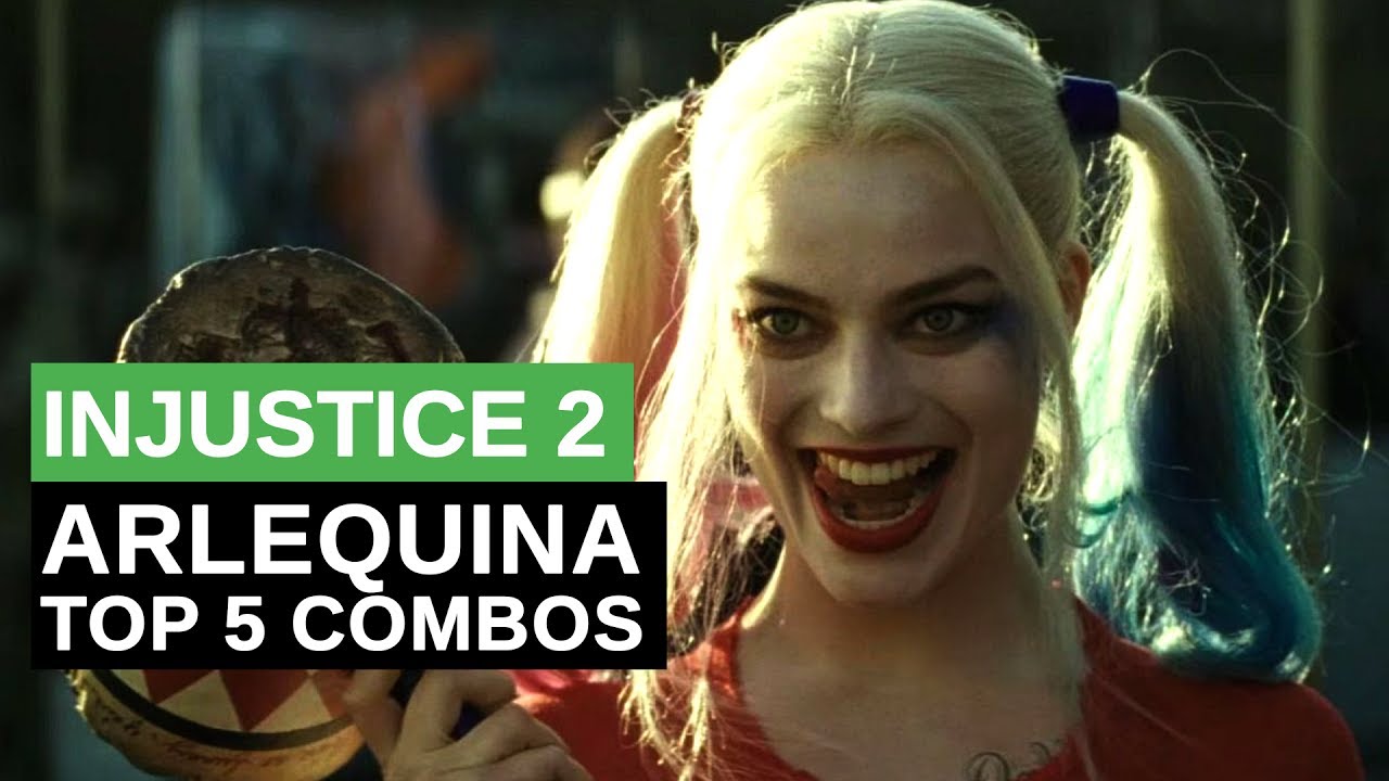 INJUSTICE 2 ARLEQUINA COMBOS: TOP 5 COMBOS DA ARLEQUINA EM INJUSTICE 2 #injustice2