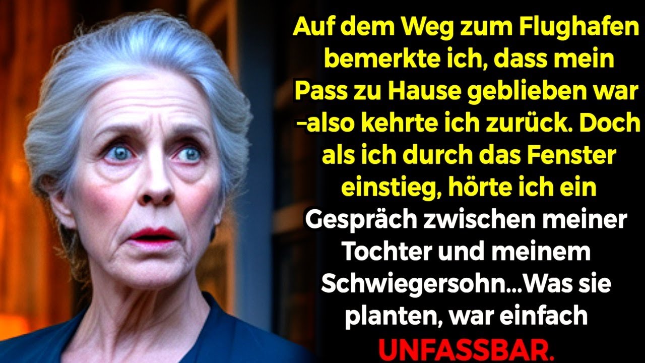Ich kehrte vom Flughafen zurück, um meinen Pass zu holen – doch dann hörte ich etwas Schockierende