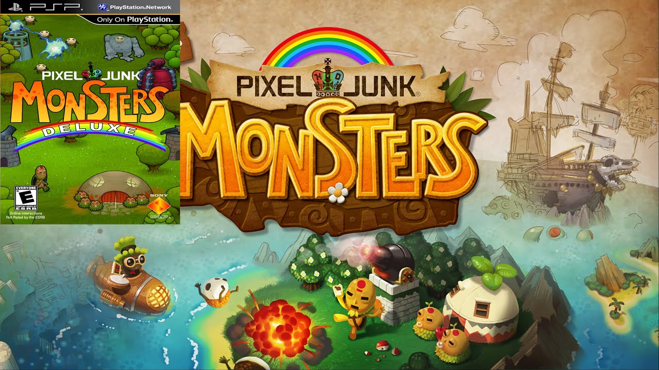 PixelJunk Monsters Deluxe (PSP) Easy 1 - The Wave Begins 🌈