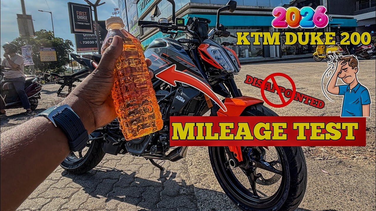 2026 KTM DUKE 200 HIGH SPEED MILEAGE TEST | DUKE 200 MILEAGE TEST