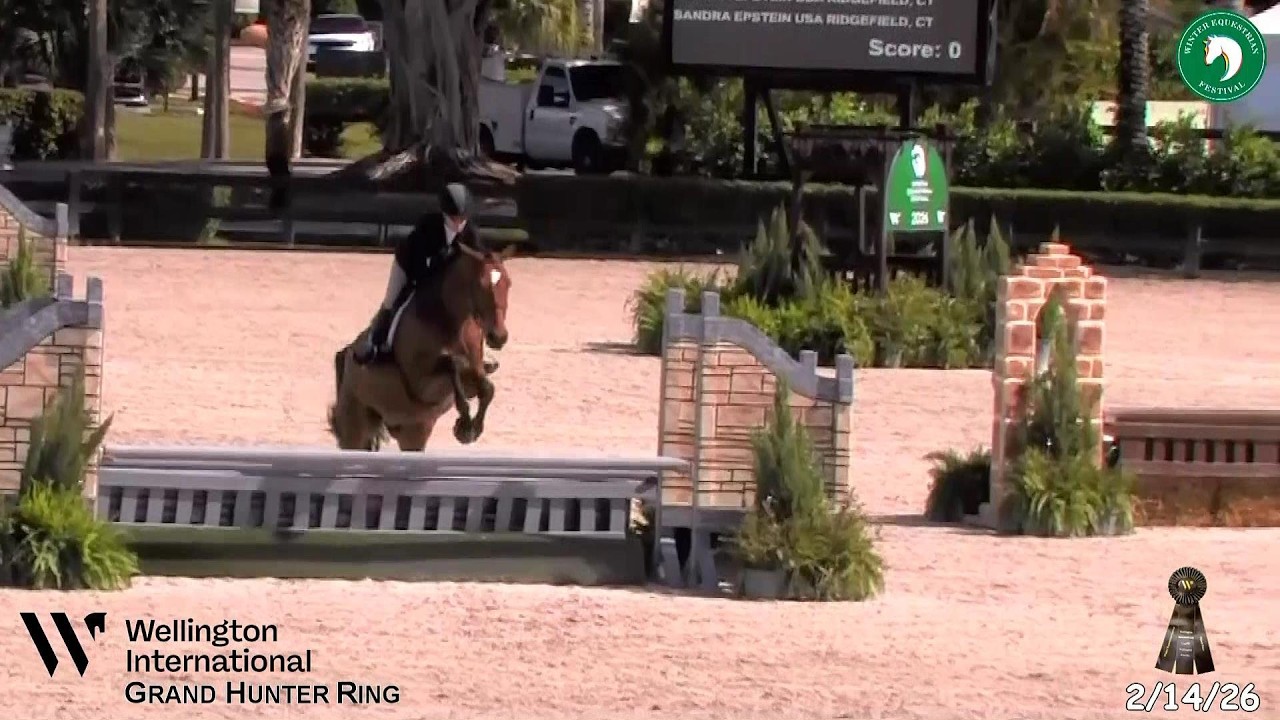 WEF #6 (WCHR week) Sandy & Arthur- Adult Amateur Hunter 2'9