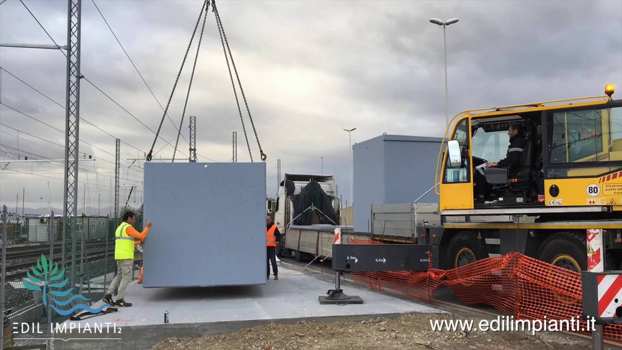 Montaggio Vasca Prefabbricata e Locale Tecnico