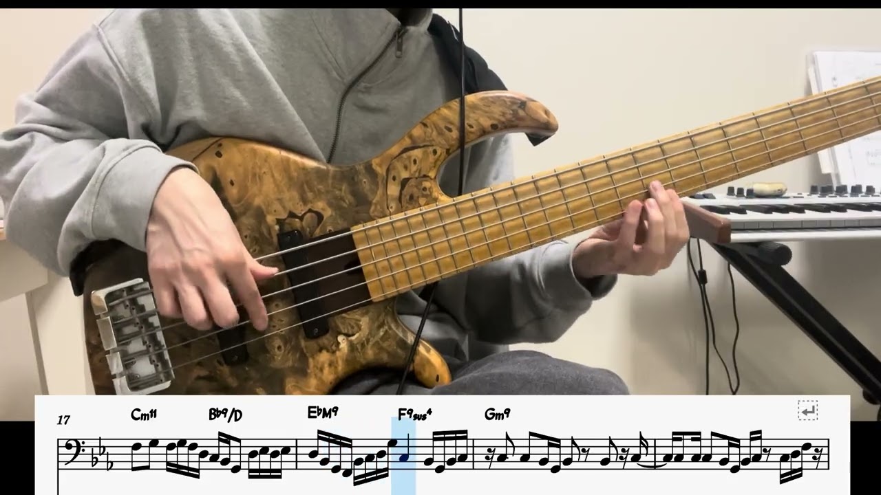 [BASS COVER] 구본암 Missing You Bass solo