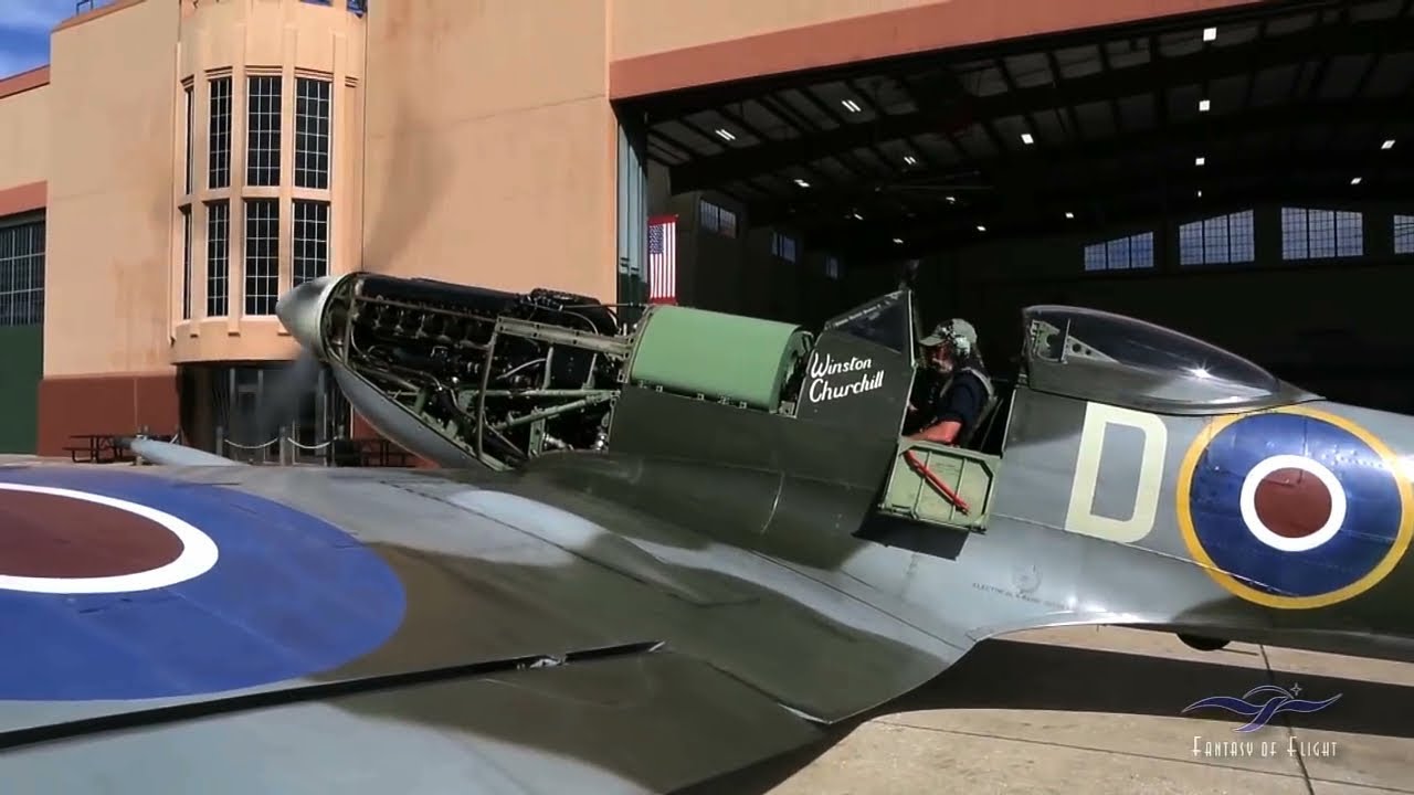 Spitfire MK XVI - Start Up and Taxi