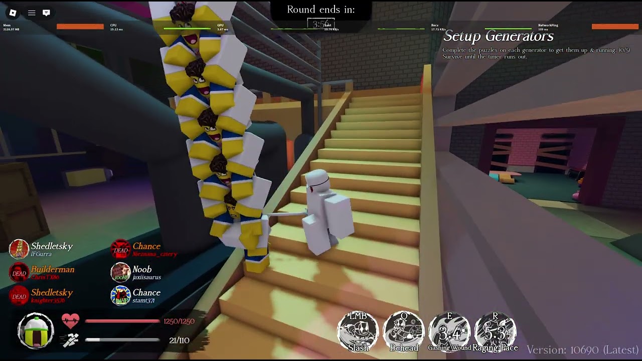 subject 0 proves he is the best slasher skin and destroys survivors