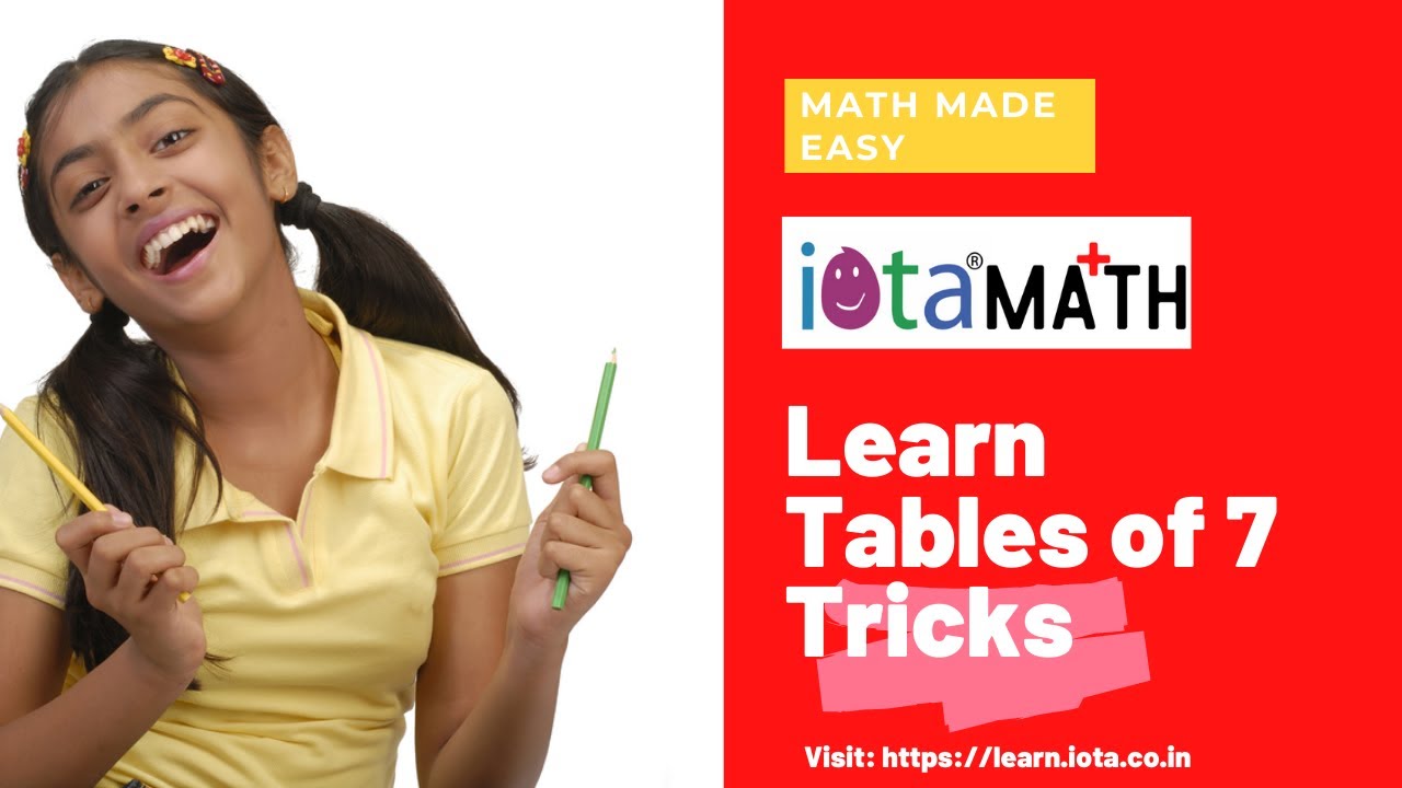 Learn 7 multiplication table trick | Easy and fast way to learn | Math Tips and Tricks