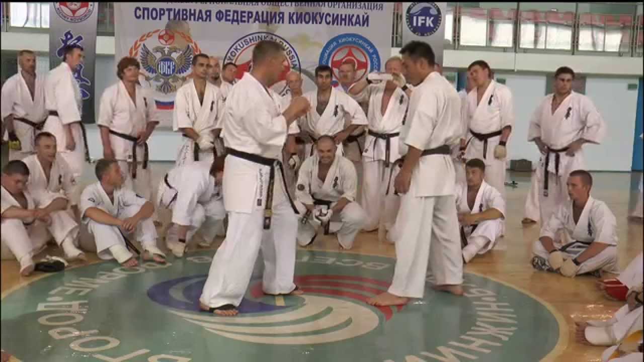 Уроки каратэ. Уходы от удара лоу-кик с контратакой от Хадзимэ Казуми