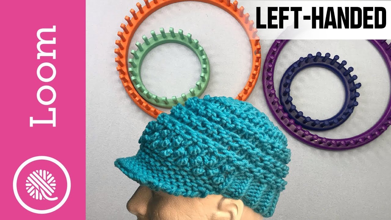 Loom Knit | Bakers Boy Cap (Left Handed)