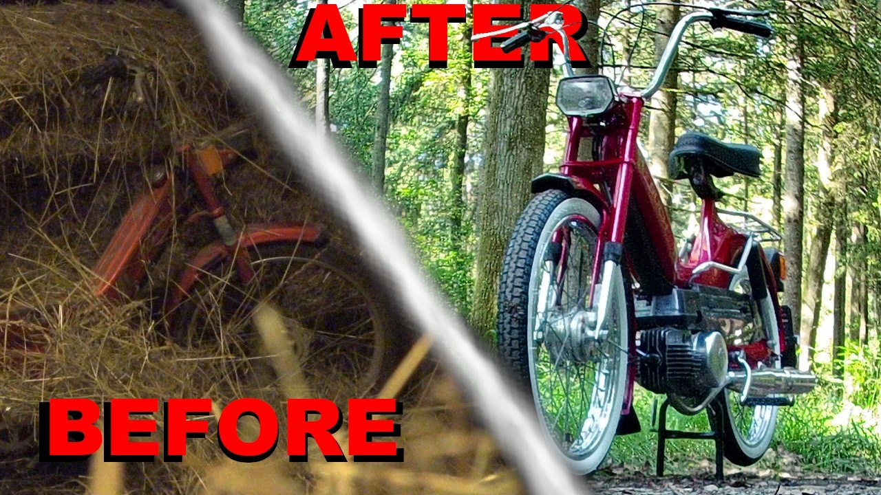 🔩Полная реставрация | Реставрация патины Puch Maxi S 1970-х годов | Сарайная находка 🤩