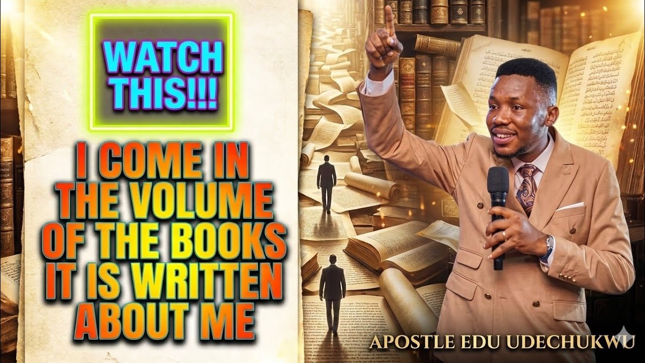I COME IN THE VOLUME OF THE BOOKS || APOSTLE EDU UDECHUKWU