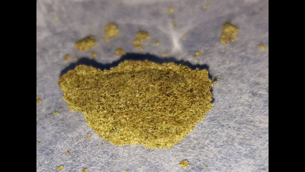 How to Press Pollen/Keef WITH YOUR HANDS IN TO HASH and review