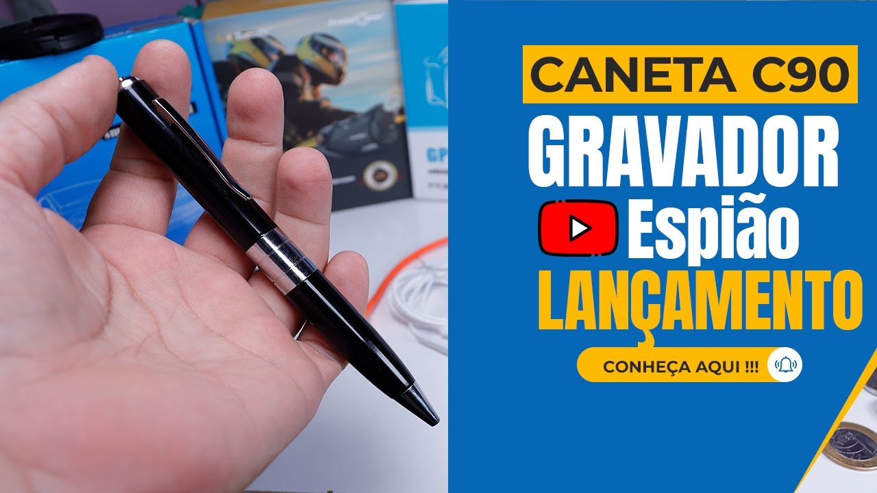 Caneta espia gravador de voz alta qualidade C90, tipo SX21 GV500 TX250 TX125