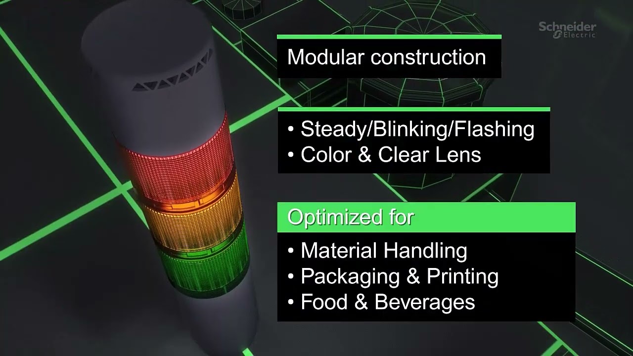 Schneider Electric Harmony Tower Light Solutions for Industrial Automation
