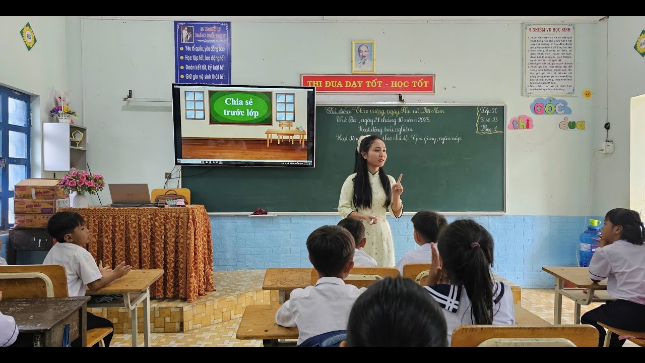 Hoạt động trải nghiệm - Hoạt động giáo dục theo chủ đề: Gọn gàng, ngăn nắp
