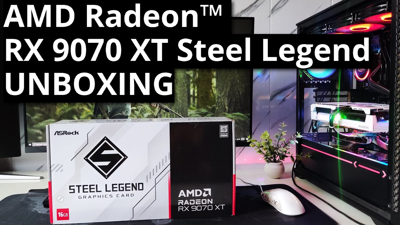 RX 9070 XT Steel Legend | Gaming Test + FurMark 2.0 + Thermal & Power Analysis