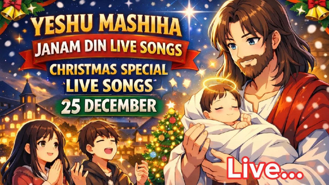Christmas Live Worship songs 🎶 | Mashiha Janam Din Live Songs | India#ChristmasLive #YeshuSong