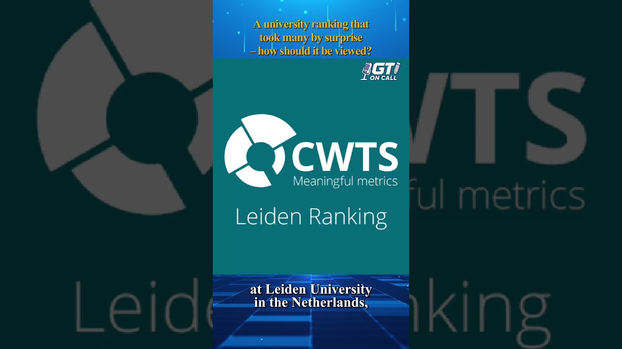 A university ranking that took many by surprise &ndash; how should it be viewed?