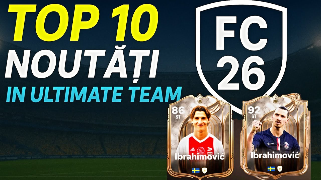 🆕 TOP 10 NOUTATI IN ULTIMATE TEAM LA FC 26! ⚽️