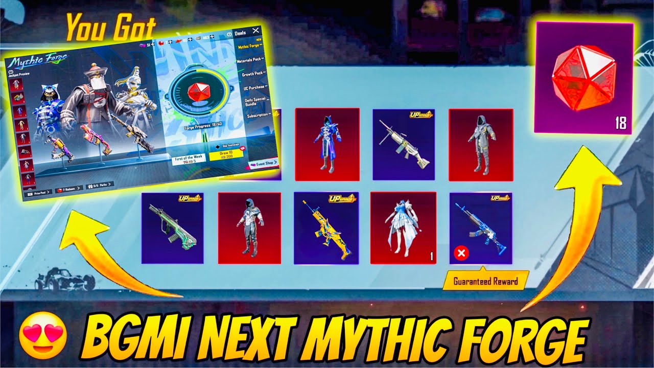 😍FREE UPGRADE AKM SKIN IN MYTHIC FORGE ??? BGMI 4.1 UPDATE MYTHIC FORGE ITEMS ??? @ParasOfficialYT 