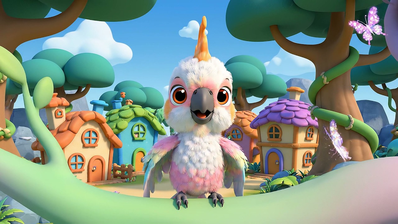 El Loro Bebé Dice Graznido Graznido | Canciones de Aves y Sonidos de la Selva