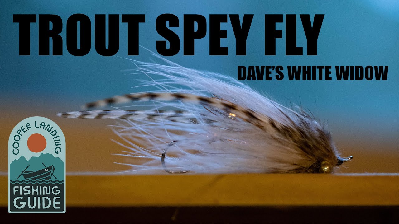 Trout Spey Fly Tying -  Dave's White Widow Trout Spey Streamer