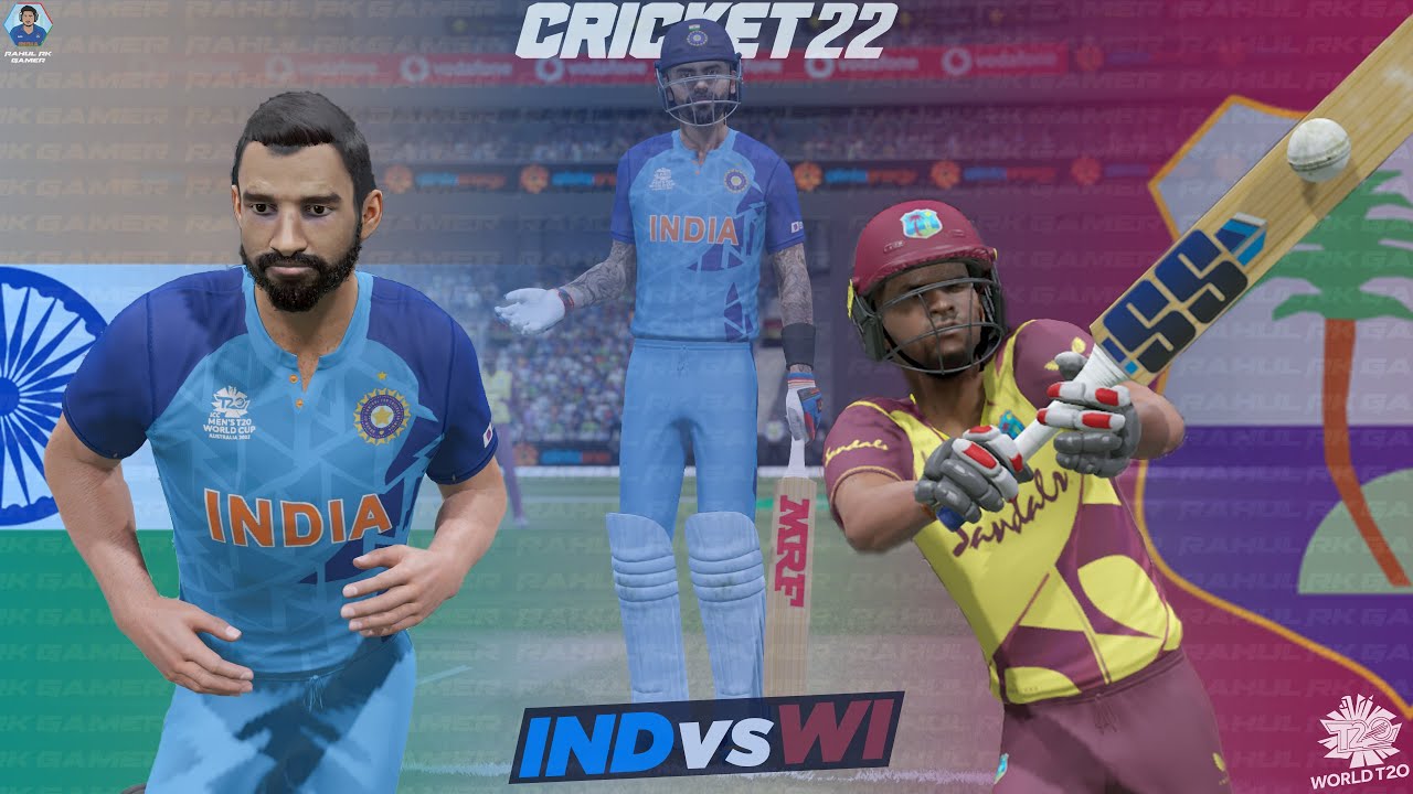 Shami Playing in WC 🔥 - India vs West Indies w/ PS5 Controller - Cricket 22 T20 World Cup 2022 #5