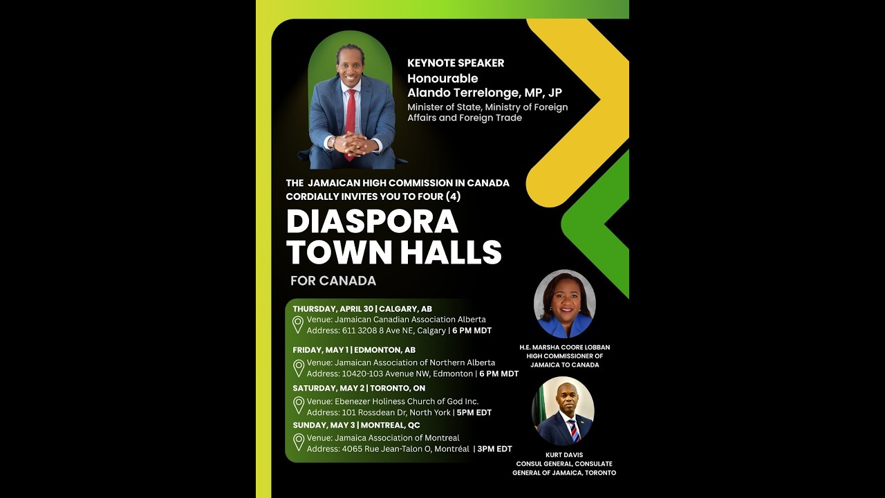 Diaspora Townhall Meeting || Minister Alando Terrelonge || Canada 2026
