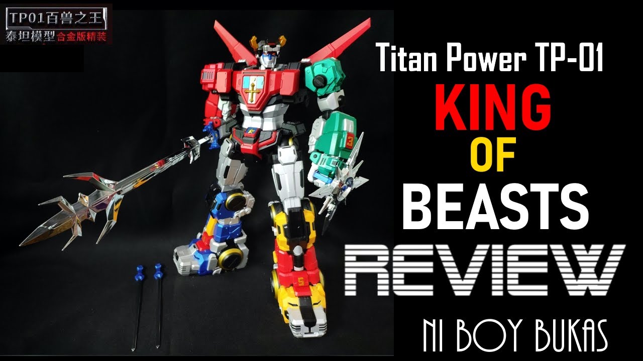 REVIEW -  Voltron - Titan Power TP-01 King of Beasts - unboxing