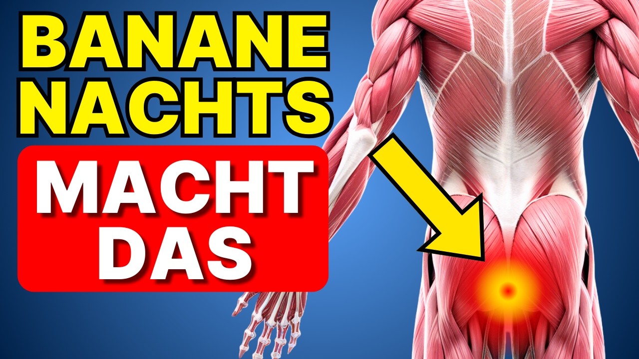 Iss 1 Banane vor dem Schlafen – 95% der Menschen Wissen Das Nicht!