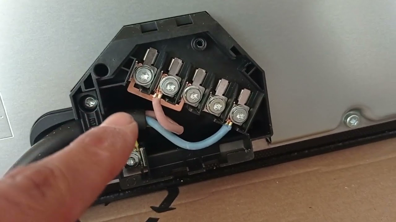 conexión cableado vitrocerámica Balay