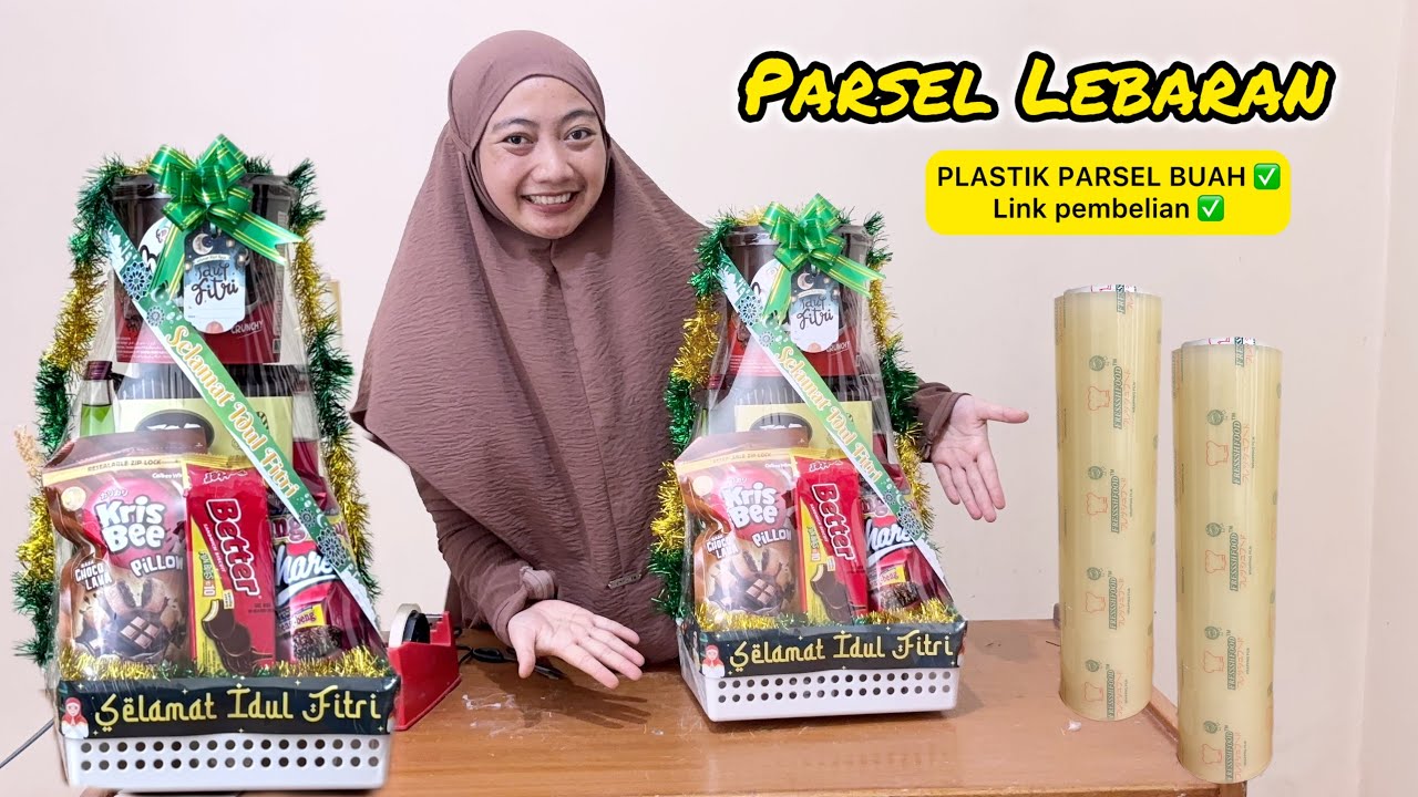 Cara Membuat Parsel Lebaran Dengan Plastik Buah | Tutorial Parsel Lebaran super mudah