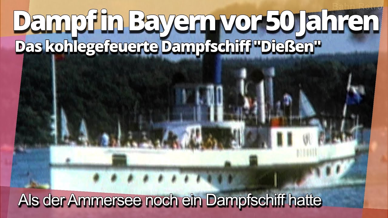 Der kohlgefeuerte Raddampfer „Diessen“