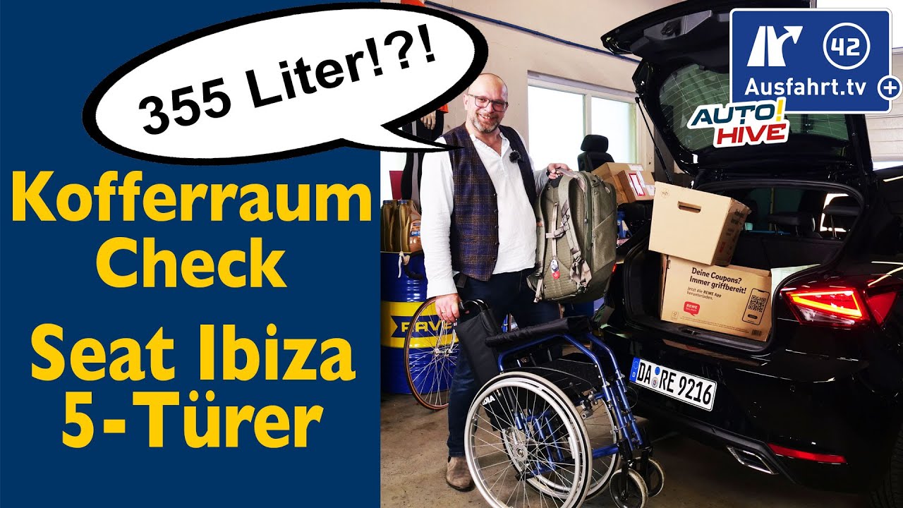 Kofferraum-Check: Seat Ibiza - was passt in den Kofferraum? Fahrrad? Leiter? Koffer? Taschen?