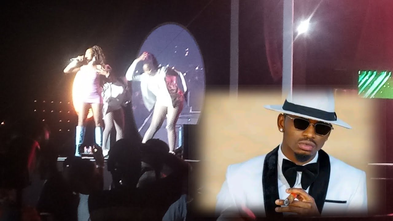 #Spice Diana performs on the same stage with #Diamond platnumz