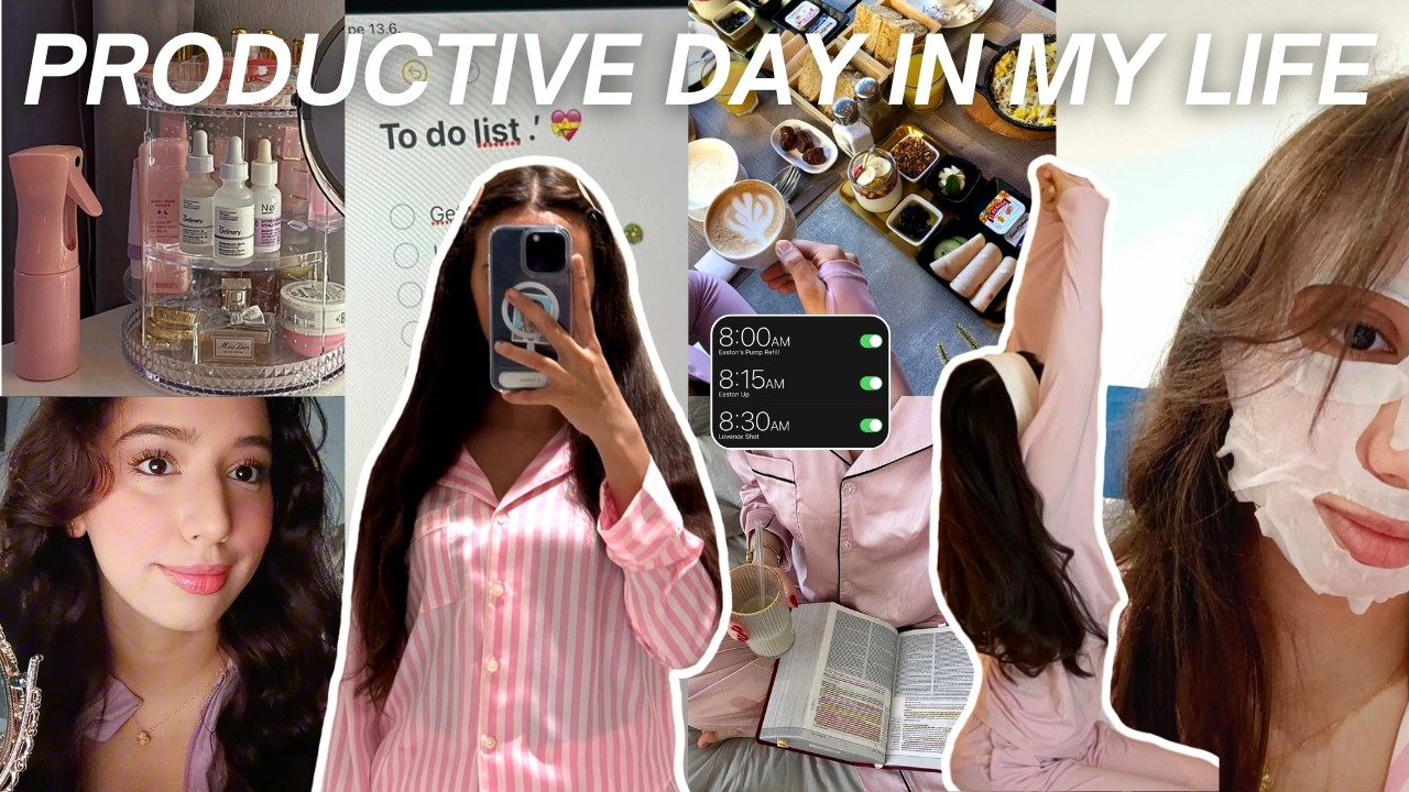 9 AM WINTER PRODUCTIVE DAY IN MY LIFE☀️🩷 |🧘‍♀️🌤 دوزو النهار معايا (...brunch, haul, فقت بكري)