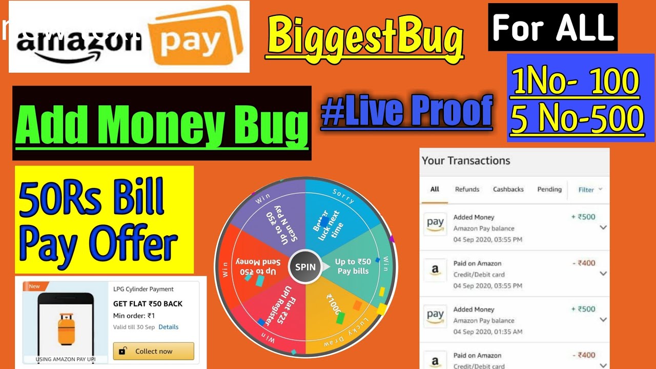 AmazonPay Paytm Rupay Card Biggest Bug | Amazon Pay Add Money Biggest Bug | Amazon Bill Pay #ForALL