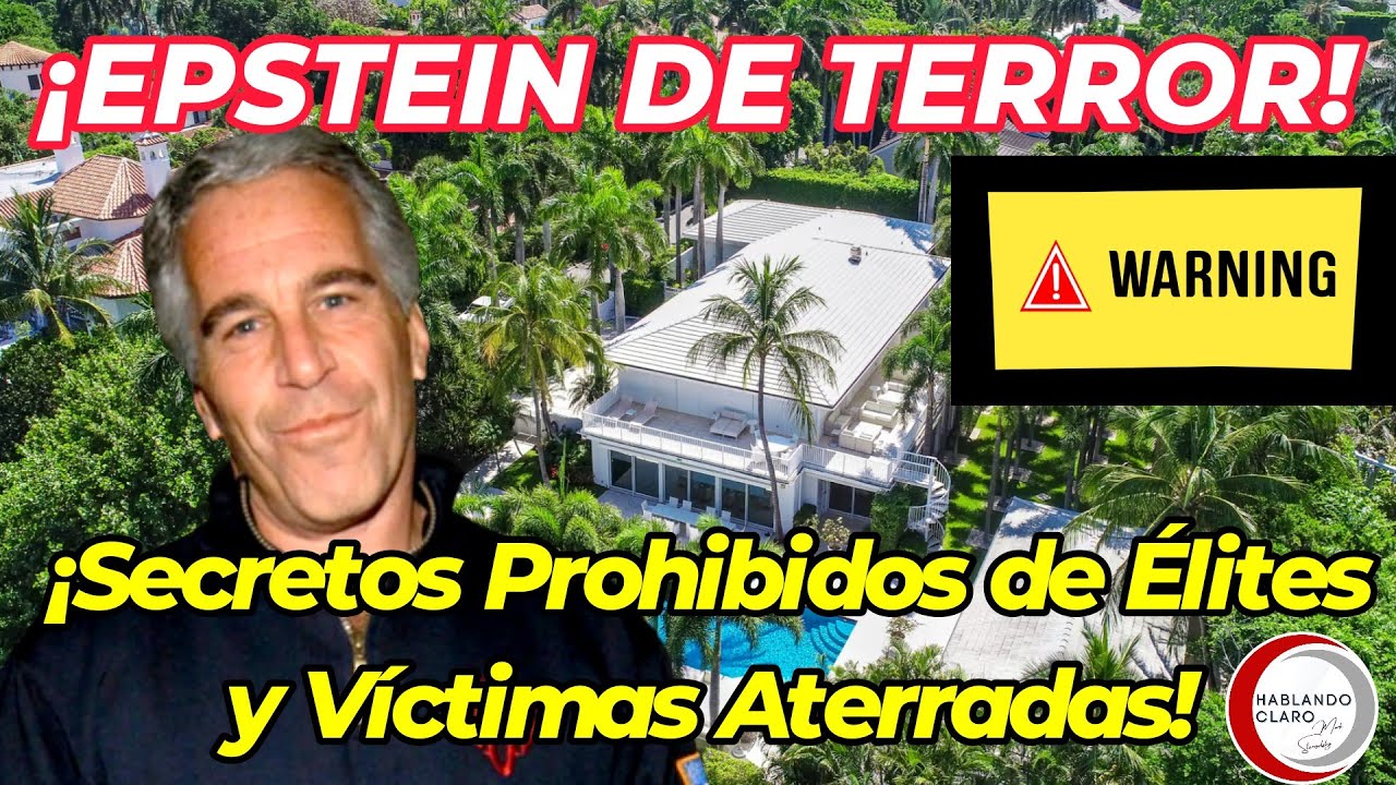 ¡Caso Epstein de TERROR! Brutales Testimonios, la Élite Mundial involucrada.