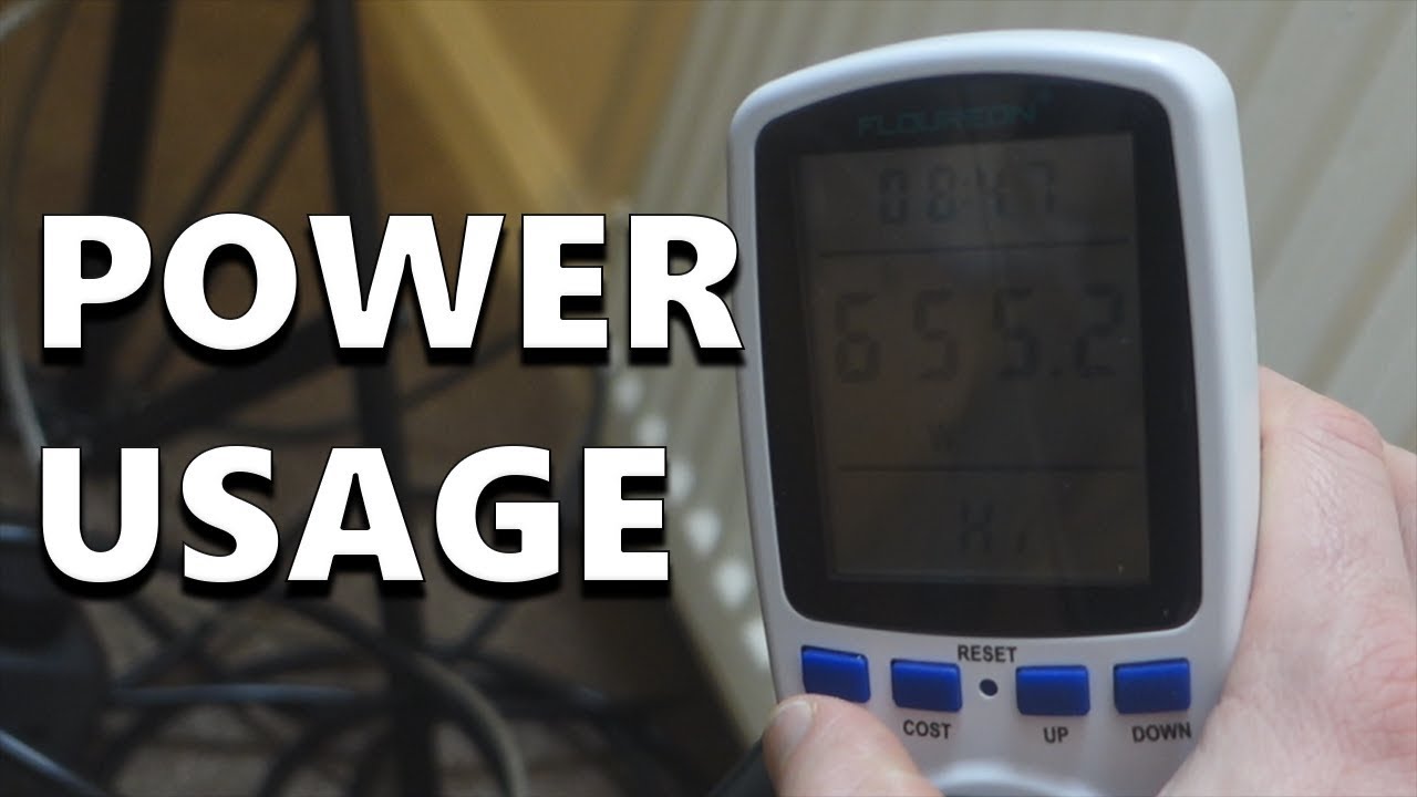 Testing Power Usage with a Kill a Watt Meter