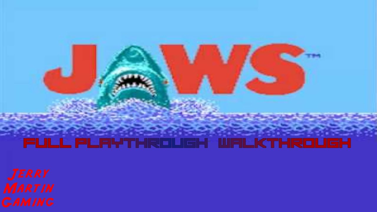 Jaws (NES) Full Playthrough/Walkthrough