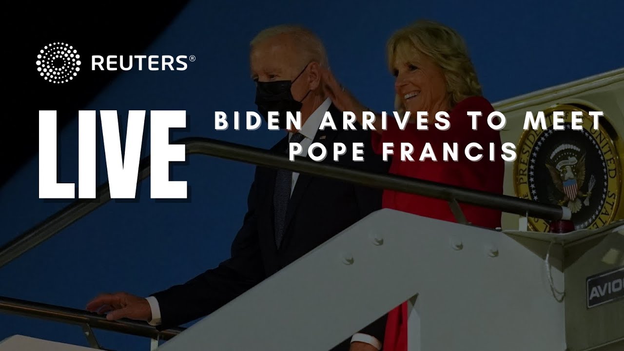 LIVE: President Joe Biden arrives for a meeting with Pope Francis